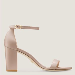 Stuart Weitzman Nearly Nude Strap Sandal - Size 9
